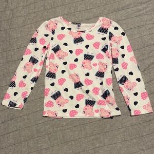 Girls Peppa Pig Long Sleeve Shirt